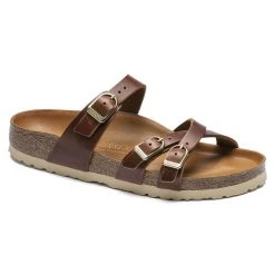 Birkenstock Franca Oiled Leather Sandals For Women Footwear