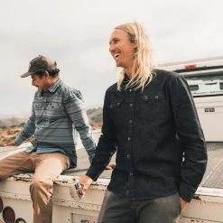 Howler Brothers Men's Dust Up Denim Shirt For Men