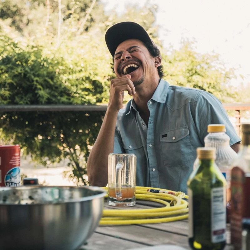 Howler Brothers H Bar B Snapshirt For Men Men's 7 Howler Brothers H Bar B Snapshirt For Men Men's