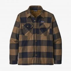 Patagonia Men's Insulated Organic Cotton Midweight Fjord Flannel Shirt For Men (Past Season)