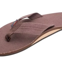 Rainbow Hemp Single Arch Sandals For Men