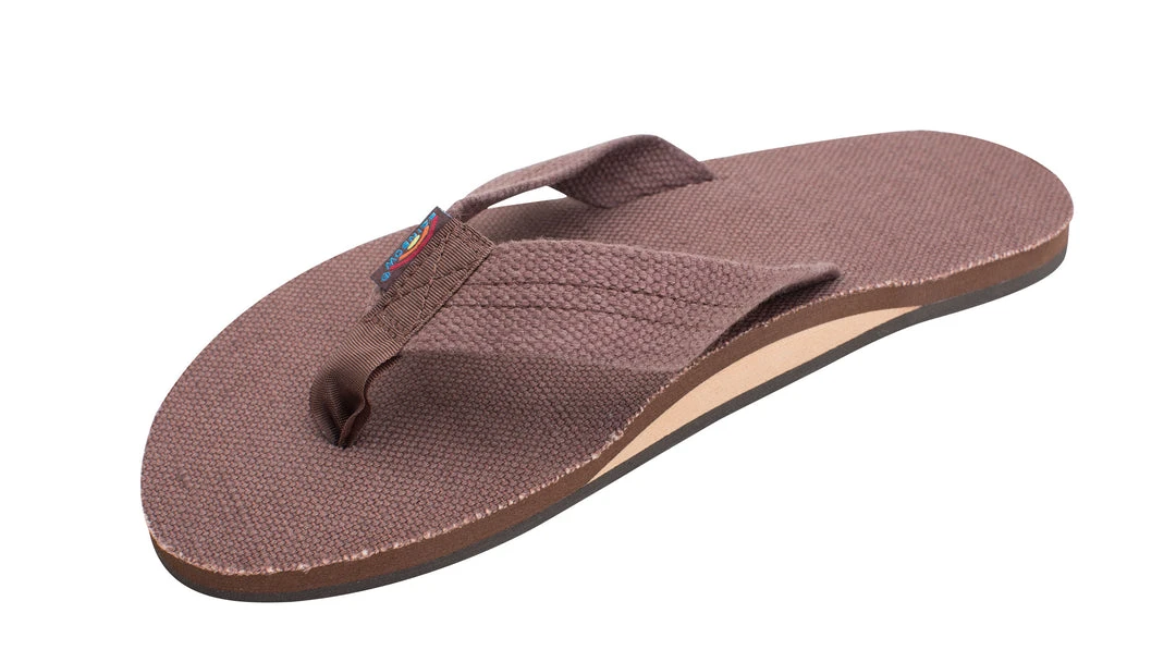 Rainbow Hemp Single Arch Sandals For Men 4 Rainbow Hemp Single Arch Sandals For Men