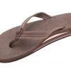 Rainbow Premier Leather Double Arch 3/4" Medium Strap Sandals For Women Footwear
