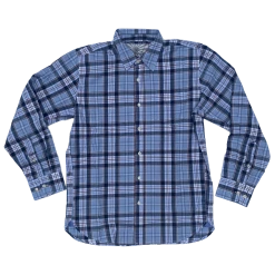 Half-Moon Collection Half-Moon Threadworks Long Sleeve Oxford Shirt For Men