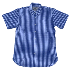 Half-Moon Threadworks Short Sleeve Oxford Shirt For Men
