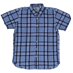 Half-Moon Threadworks Short Sleeve Oxford Shirt For Men