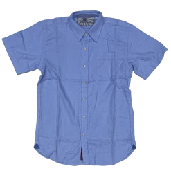 Half-Moon Threadworks Short Sleeve Oxford Shirt For Men