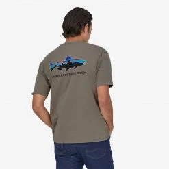 Patagonia Home Water Trout Organic T-Shirt For Men Men's