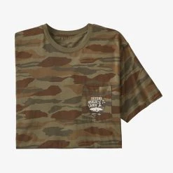 Patagonia Defend Public Lands Organic Pocket T-Shirt For Men (Past Season) Men's
