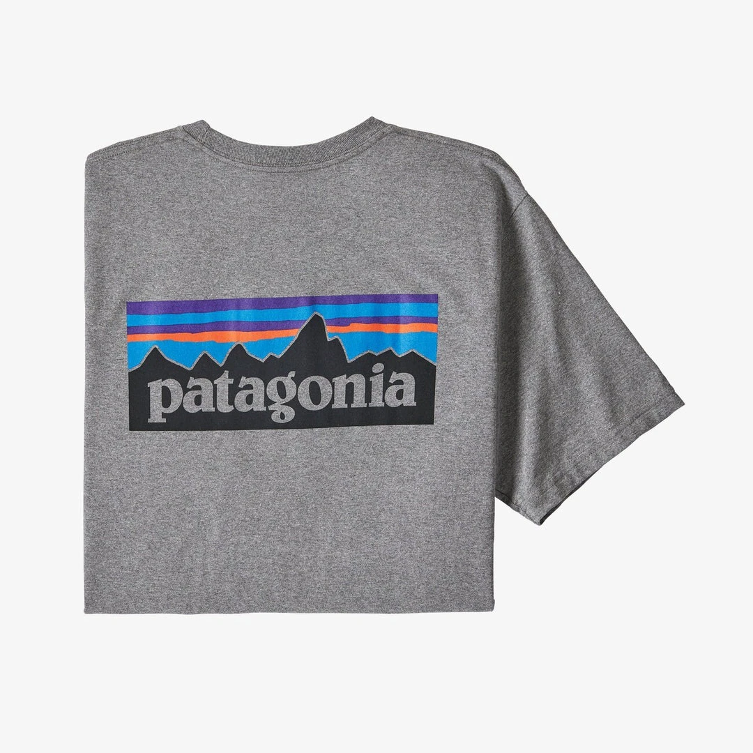 Patagonia Men's P-6 Logo Responsibili-Tee For Men 6 Patagonia Men's P-6 Logo Responsibili-Tee For Men