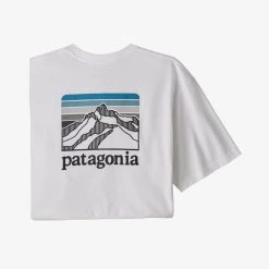 Patagonia Line Logo Ridge Pocket Responsibili-Tee For Men Men's
