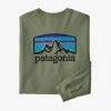 Patagonia Long Sleeved Fitz Roy Horizons Responsibili-Tee For Men (Past Season) Men's