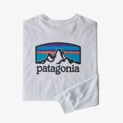 Patagonia Long Sleeved Fitz Roy Horizons Responsibili-Tee For Men (Past Season) Men's