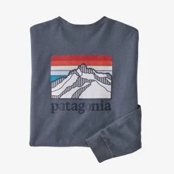 Patagonia Long Sleeved Line Logo Ridge Responsibili-Tee For Men Men's