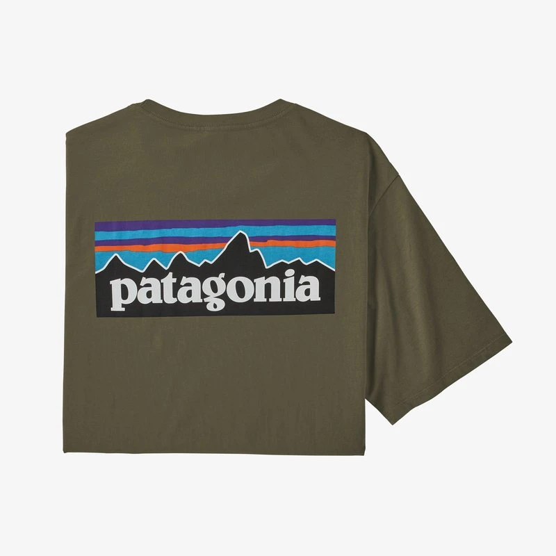 Patagonia P-6 Logo Organic Cotton T-Shirt For Men (Past Season) Men's 7 Patagonia P-6 Logo Organic Cotton T-Shirt For Men (Past Season) Men's