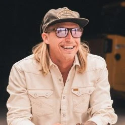 Howler Brothers Men's Dust Up Denim Shirt For Men