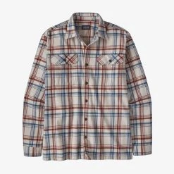 Patagonia Long Sleeved Organic Cotton Midweight Fjord Flannel Shirt For Men Men's