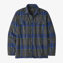 Patagonia Long Sleeved Organic Cotton Midweight Fjord Flannel Shirt For Men Men's
