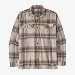 Patagonia Long Sleeved Organic Cotton Midweight Fjord Flannel Shirt For Men Men's
