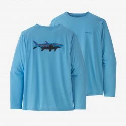 Patagonia Men's Long Sleeved Capilene Cool Daily Fish Graphic Shirt For Men