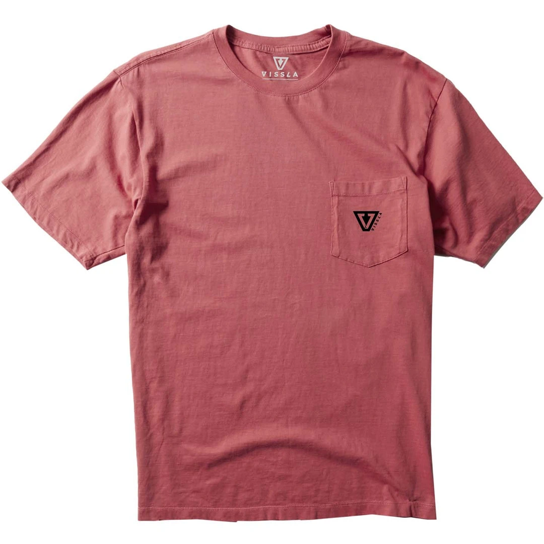 Vissla Men's Established Organic Pocket Tee For Men 9 Vissla Men's Established Organic Pocket Tee For Men