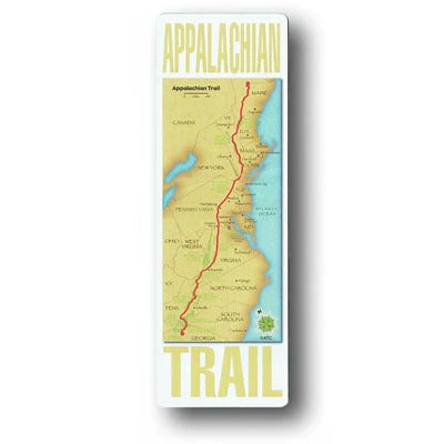 Appalachian Trail Conservancy MAP ON A BLAZE MAGNET Gear 3 Appalachian Trail Conservancy MAP ON A BLAZE MAGNET Gear