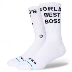 Stance The Office Worlds Best Boss Crew Socks