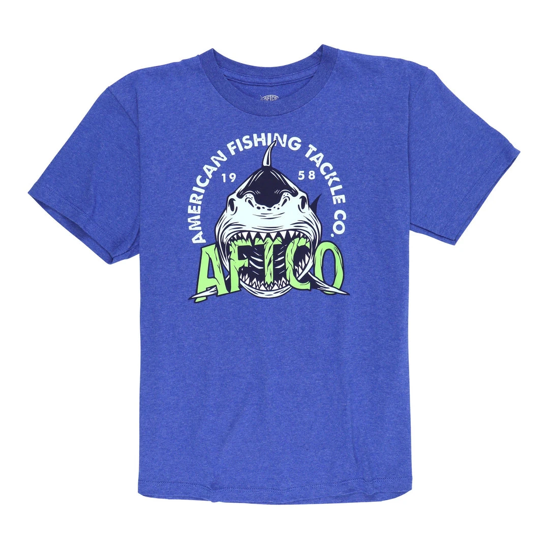 AFTCO Sharko Short Sleeve T-Shirt For Boys Kids' 3 AFTCO Sharko Short Sleeve T-Shirt For Boys Kids'