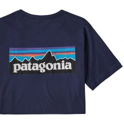 Patagonia P-6 Logo Organic Cotton T-Shirt For Men (Past Season) Men's