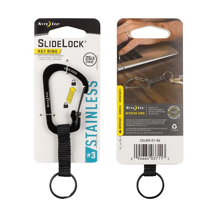 Nite Ize Slidelock Key Ring Stainless Steel 3 Nite Ize Slidelock Key Ring Stainless Steel