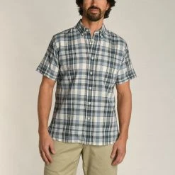 Duck Head Alford Plaid Short Sleeve Shirt For Men