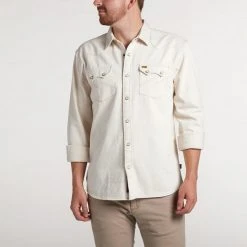 Howler Brothers Men's Dust Up Denim Shirt For Men