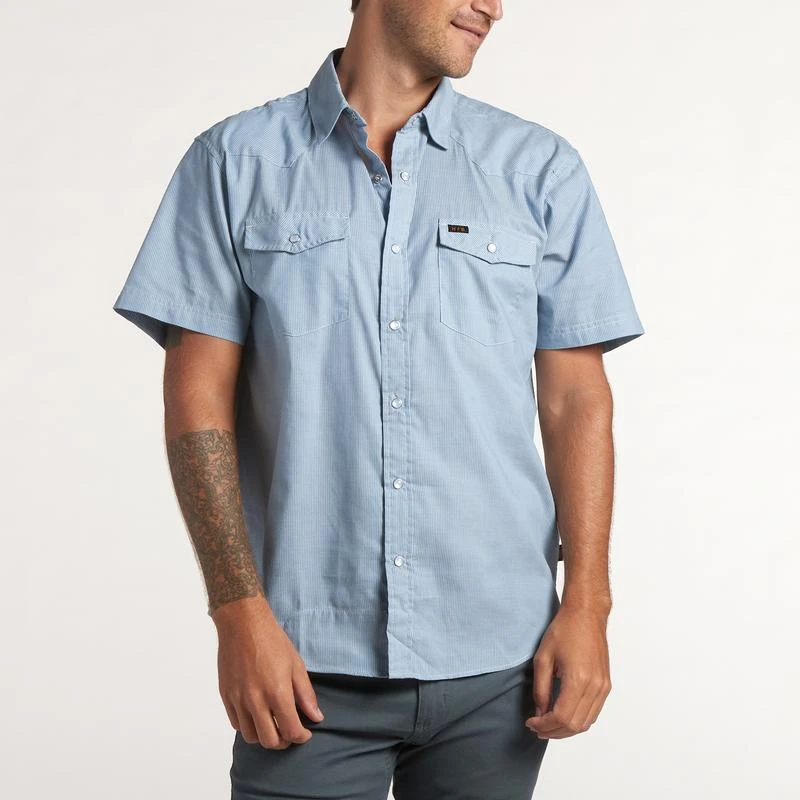 Howler Brothers H Bar B Snapshirt For Men Men's 4 Howler Brothers H Bar B Snapshirt For Men Men's