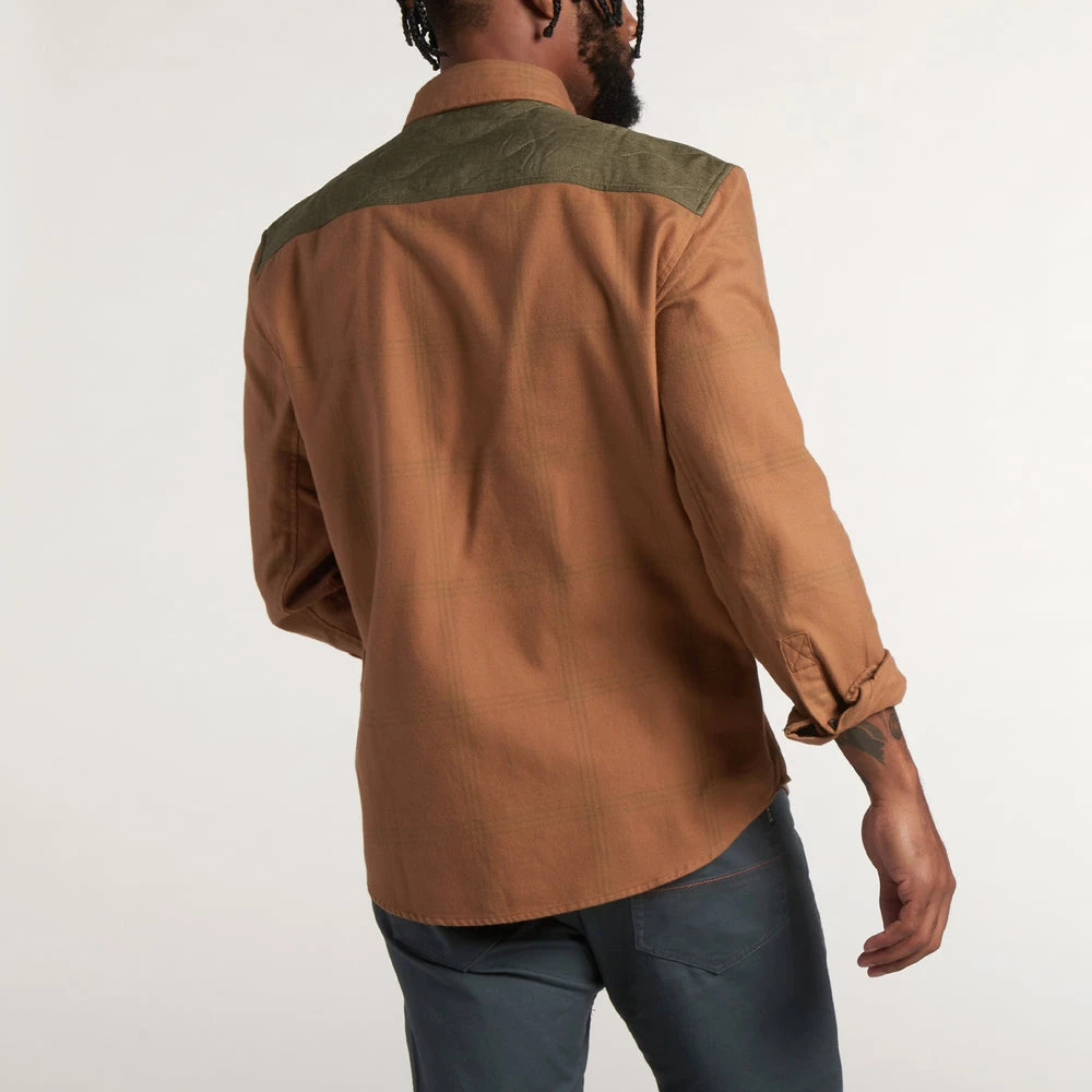 Howler Brothers Quintana Quilted Flannel Shirt For Men Men's 5 Howler Brothers Quintana Quilted Flannel Shirt For Men Men's