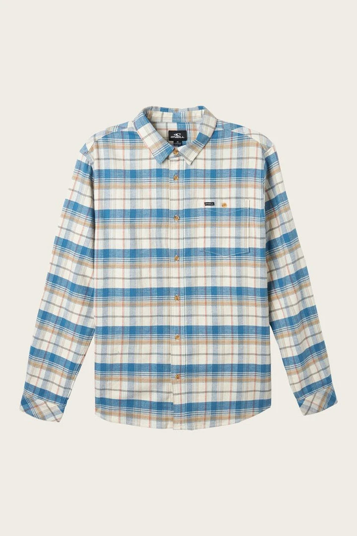 O'Neill Redmond Plaid Stretch Flannel For Men 3 O'Neill Redmond Plaid Stretch Flannel For Men