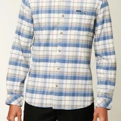 O'Neill Redmond Plaid Stretch Flannel For Men 11 O'Neill Redmond Plaid Stretch Flannel For Men