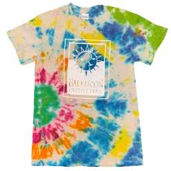 Half-Moon Outfitters Original Logo Short Sleeve T-Shirt For Tie-Dye