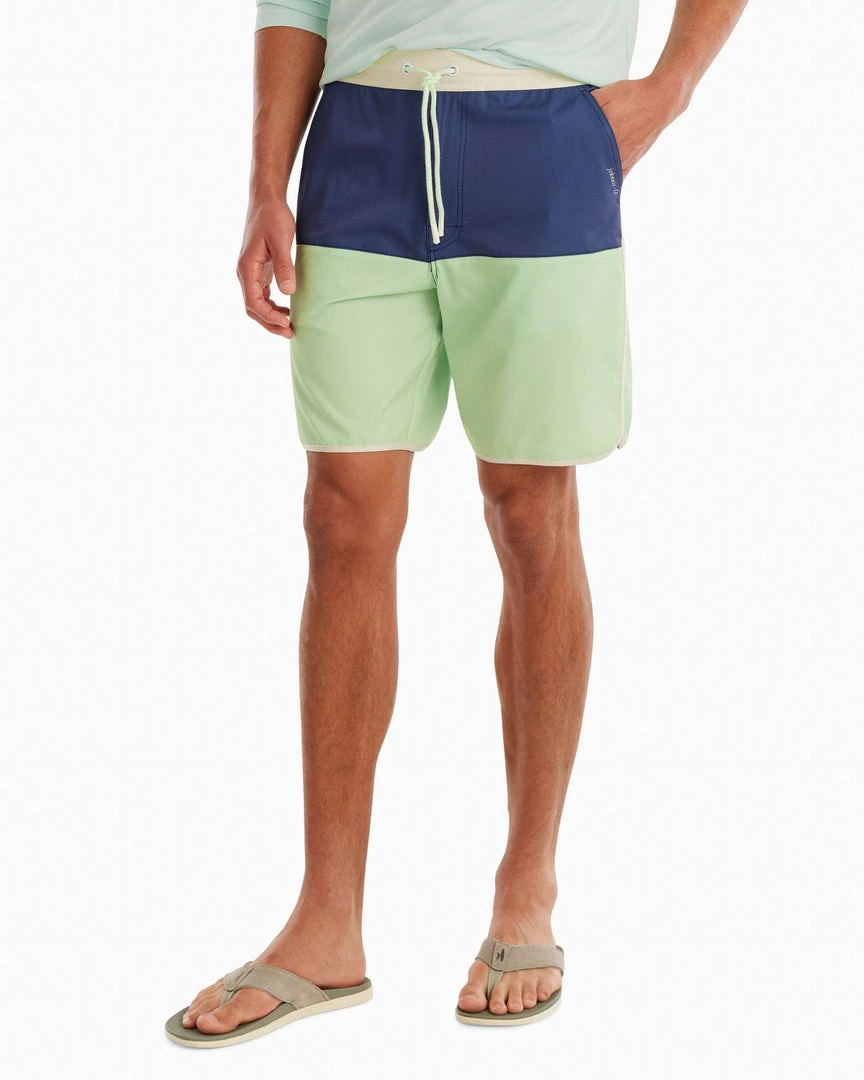 Johnnie-O Tully Half Elastic Swimtrunk For Men