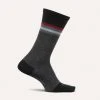 Feetures Tailored Stripe Cushion Crew Socks For Men Men's