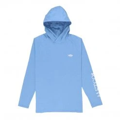 AFTCO Men's Yurei Air-O Mesh Hooded Long Sleeve Performance Shirt For Men