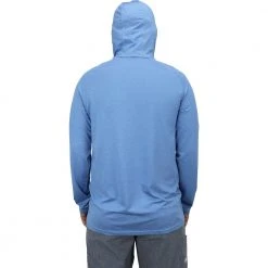 AFTCO Men's Yurei Air-O Mesh Hooded Long Sleeve Performance Shirt For Men