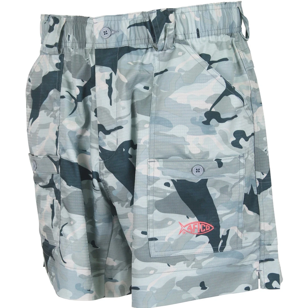 AFTCO 6" Camo Original Fishing Short For Men 5 AFTCO 6" Camo Original Fishing Short For Men