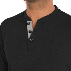 Free Fly Apparel Bamboo Flex Henley For Men Men's