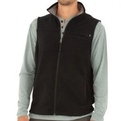 Free Fly Apparel Men's Bamboo Polar Fleece Vest For Men