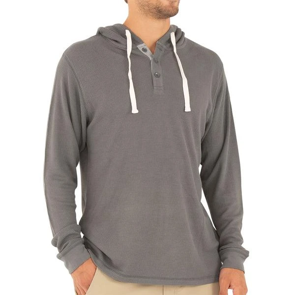 Free Fly Apparel Men's Bamboo Waffle Hoody For Men 3 Free Fly Apparel Men's Bamboo Waffle Hoody For Men