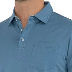 Free Fly Apparel Bamboo Heritage Polo For Men Men's