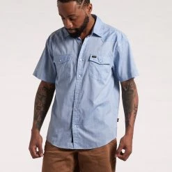 Howler Brothers H Bar B Short Sleeve Snapshirt For Men Men's 25 Howler Brothers H Bar B Short Sleeve Snapshirt For Men Men's