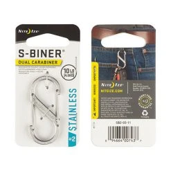 Nite Ize Gear S-Biner Stainless Steel Dual Carabiner