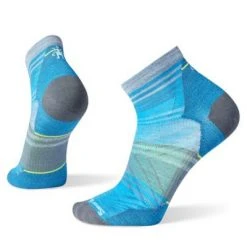 Smartwool Men's Run Zero Cushion Ankle Pattern Socks For Men