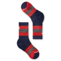 Smartwool Kids' Hike Full Cushion Striped Crew Socks For Kids